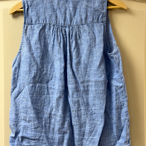 INC Linen sleeveless top, Size 10 - Picture 2 of 4